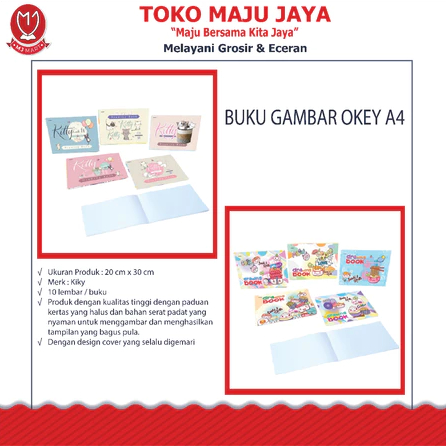 

BUKU GAMBAR OKEY A4 (Pack isi 5)
