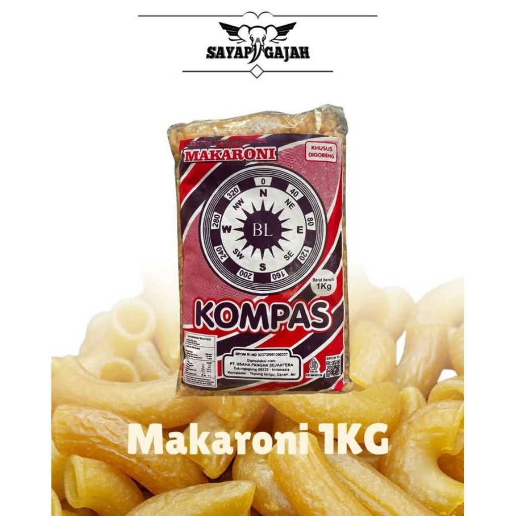 

Makaroni Renyah Cap Kompas 1kg