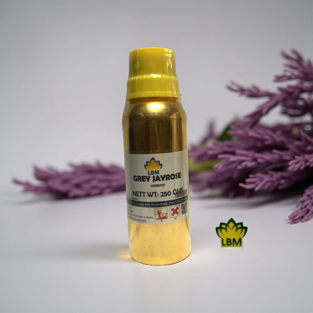 Jayrosse Grey Bibit Parfum LBM Fragrance Kemasan Segel 250gr