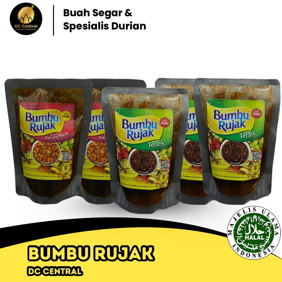 

BUMBU RUJAK | POUCH | KACANG MEDE | TERASI | LVL PEDAS | LVL SEDANG | 300gr