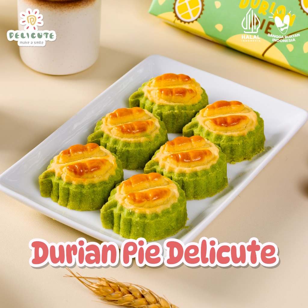 

DURIAN PIE DELICUTE - ISI 6 PCS (PIE DURIAN)