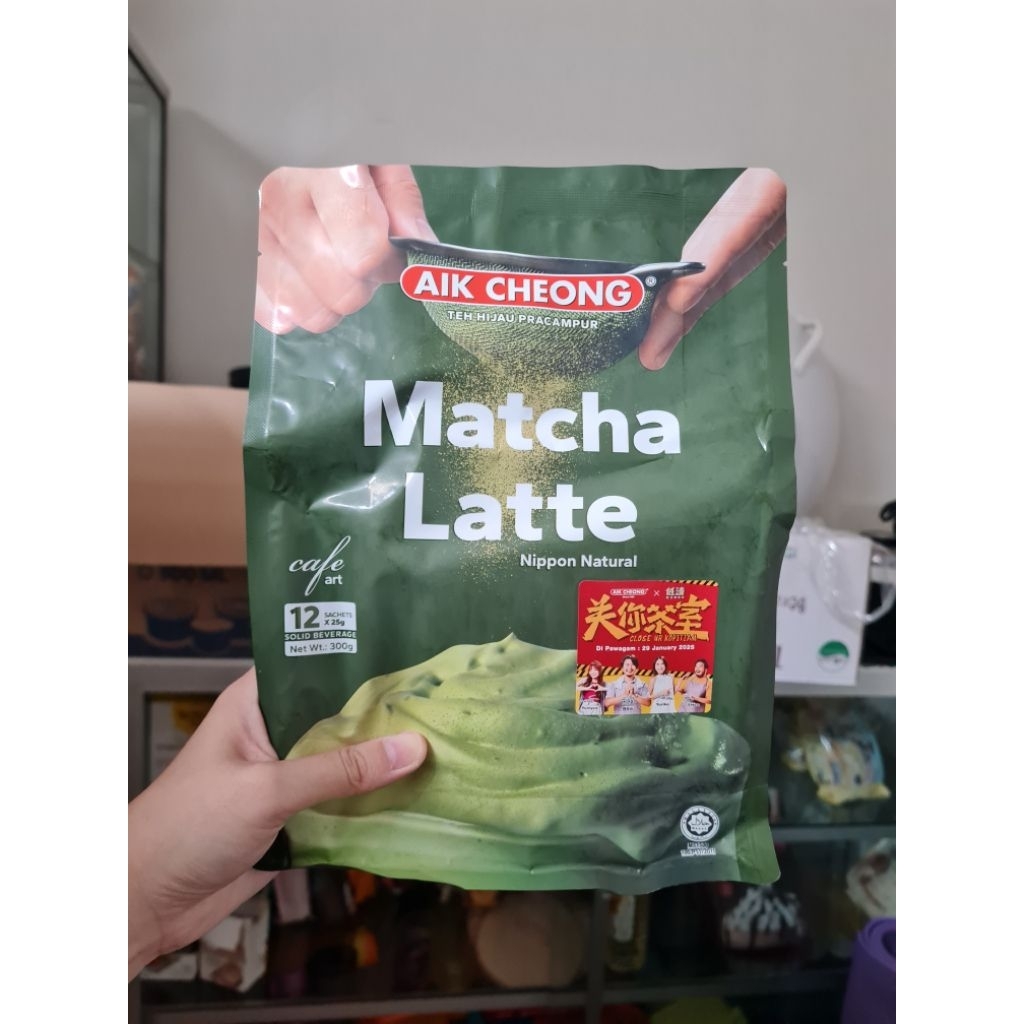 

Aik Cheong Malaysia Matcha Latte Pak (12 sachet)