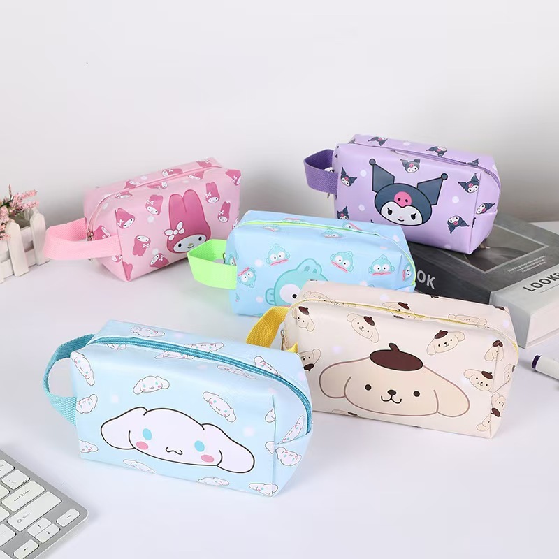 

Cartoon Handheld Portable PU Stereoscopic Bag Student Storage Bag Large Capacity Storage Bag