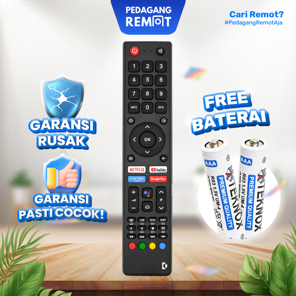 Remote TV Weyon Android Smart TV S50A S55A / Remot TV Weyon LCD LED