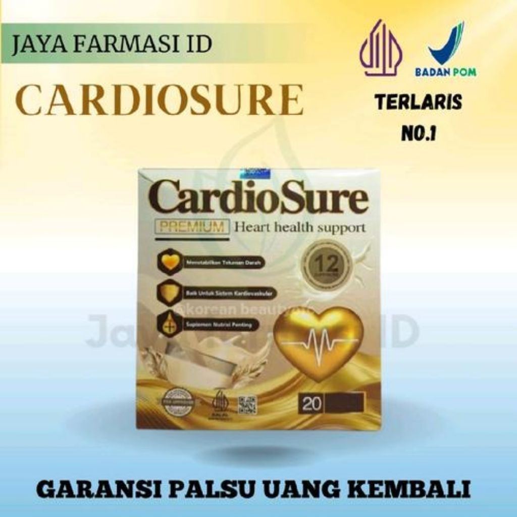 

CARDIOSURE SUSU Asli Original 100% Atasi Jantung Hipertensi Cardiosure
