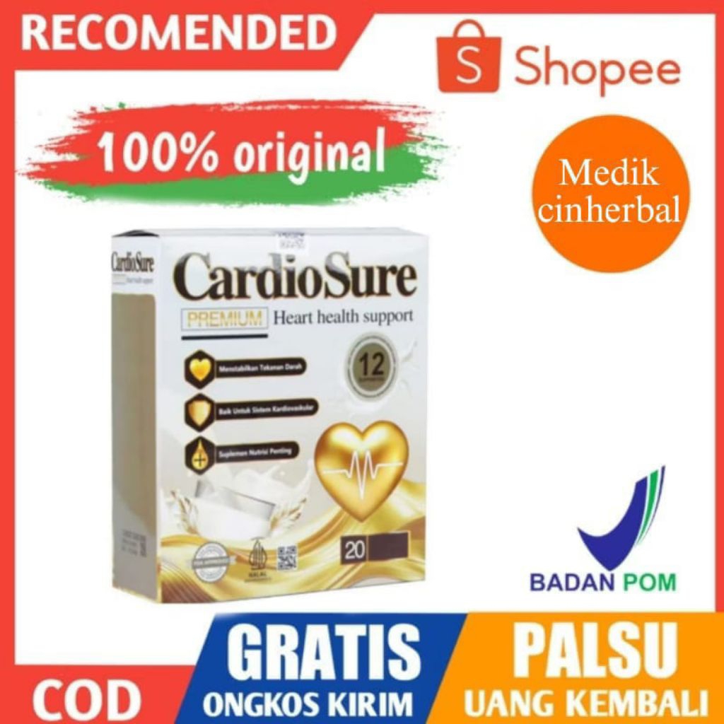 

CardioSure Premium Heart Health Support SUSU KESEHATAN ORIGINAL ASLI LANGSUNG KIRIM