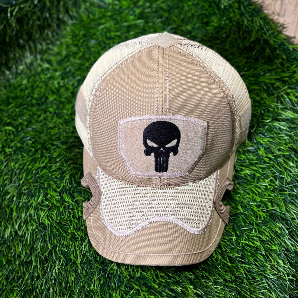 TOPI TACTICAL CREAM/ TOPI TACTICAL TENGKORAK COAK