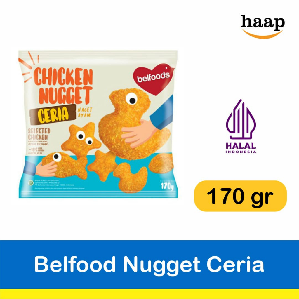 

Belfoods Nugget Ayam Ceria 170gr