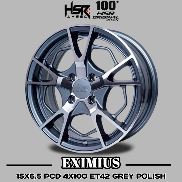 Velg Ring 15 HSR Eximius Lebar 6,5 R15 | Velg Elegant Buat Mobilio, Freed, Brio