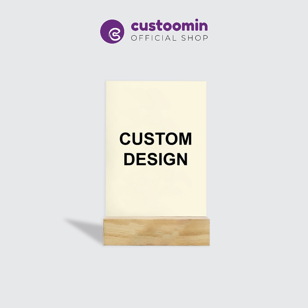 

Custom # Calendar Wooden | Calendar Hanging | Calendar Easel | Calendar Dinding Mini - Custoom.in