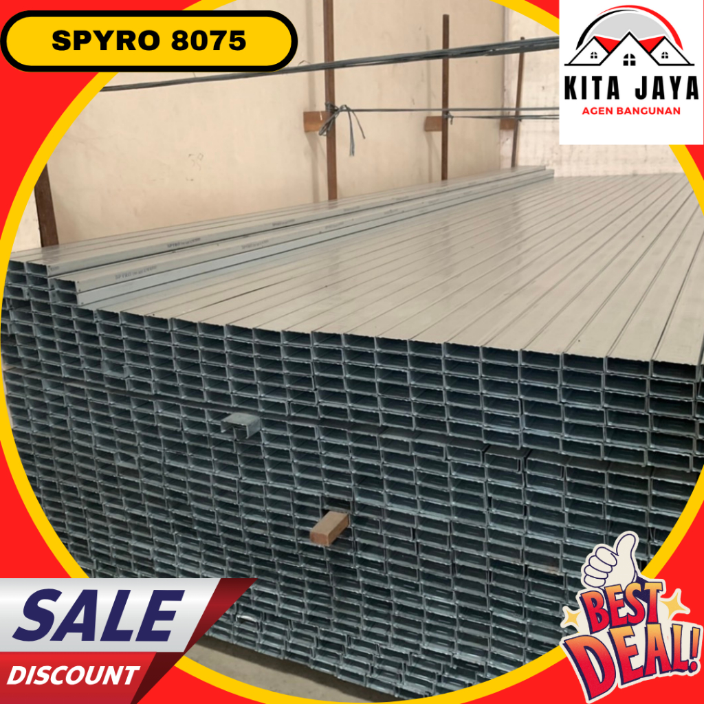 Rangka Baja / Baja Ringan / Canal C Spyro 8075