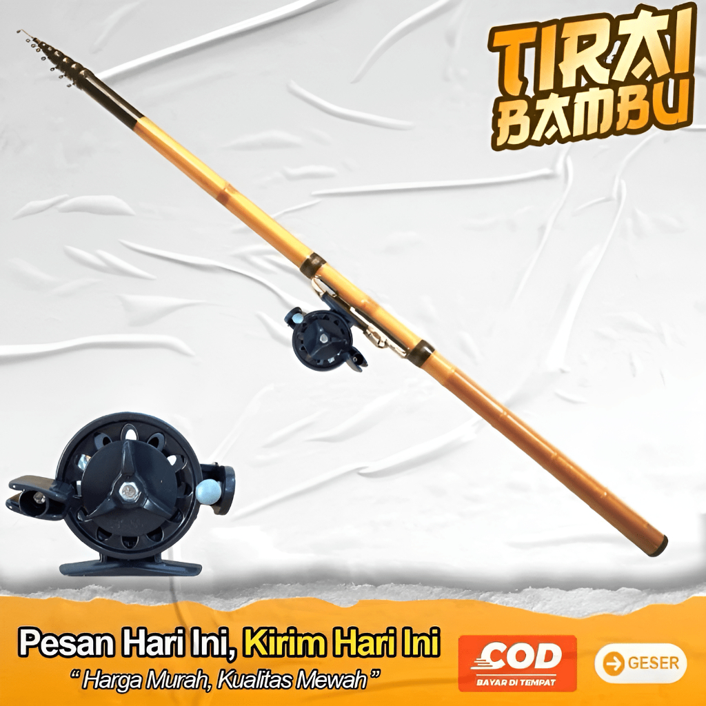 SET JORAN TEGEK OREGON PANDA JORAN PAKET TIRAI BAMBU REEL TOKOS