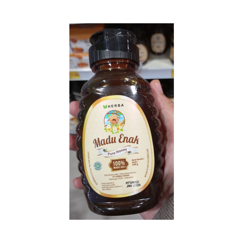 

MADU ENAK HERBA MADU ASLI 350GR ISI 2 BOTOL