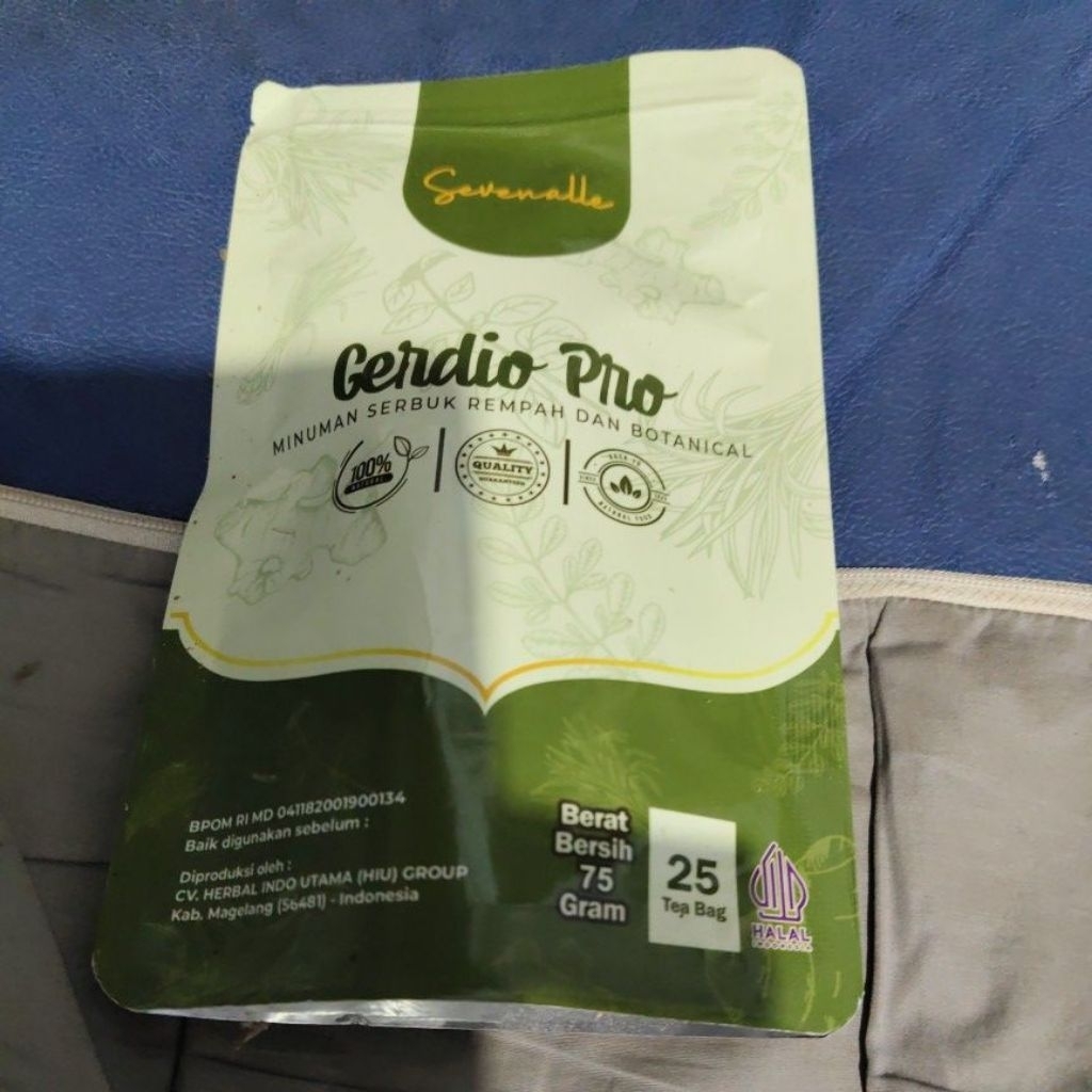 

gerdio pro minuman serbuk rempah dan botanical