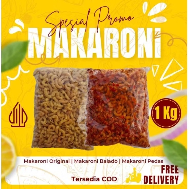 

Makaroni Viral Pedas Daun Jeruk 30rb Original Ngabret Sultan Sajodo Snack Ringan Krispi Renyah Enak