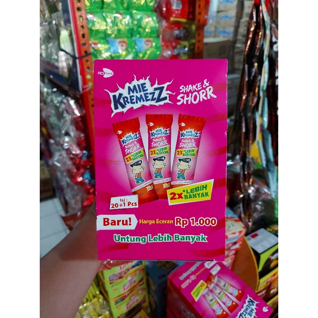 

MIE KREMEZZ SHAKE & SHORR 1 BOX ISI 20 PCS