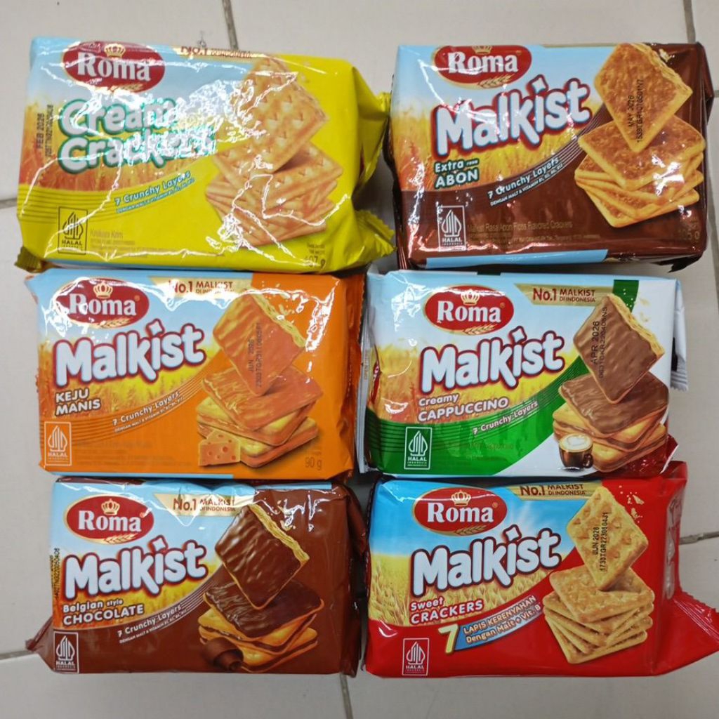 

Roma Malkist Crackers 90-107g
