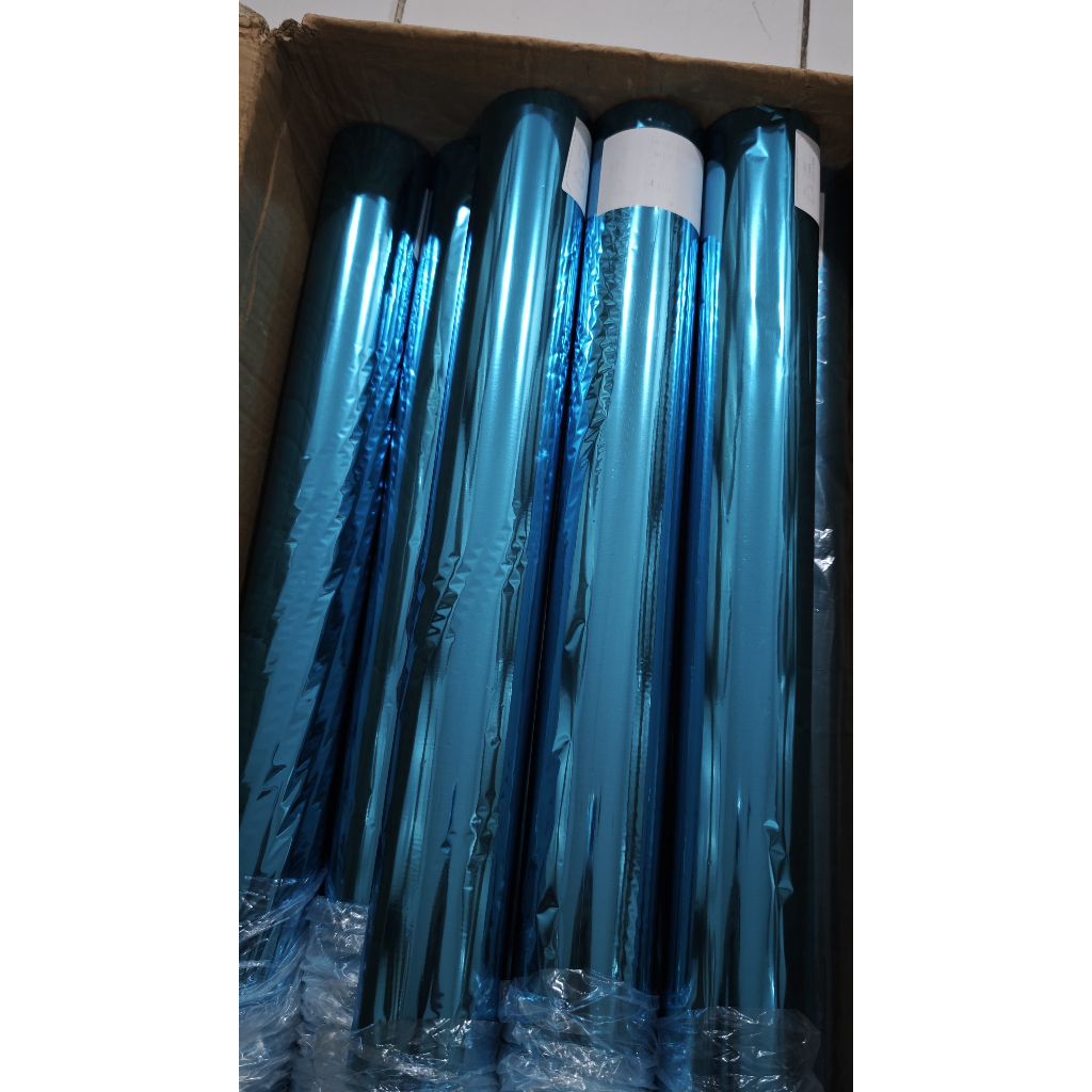 

Foil Emboss Hot Print Hologram Blue 151 / Biru 151 Cetak Undangan