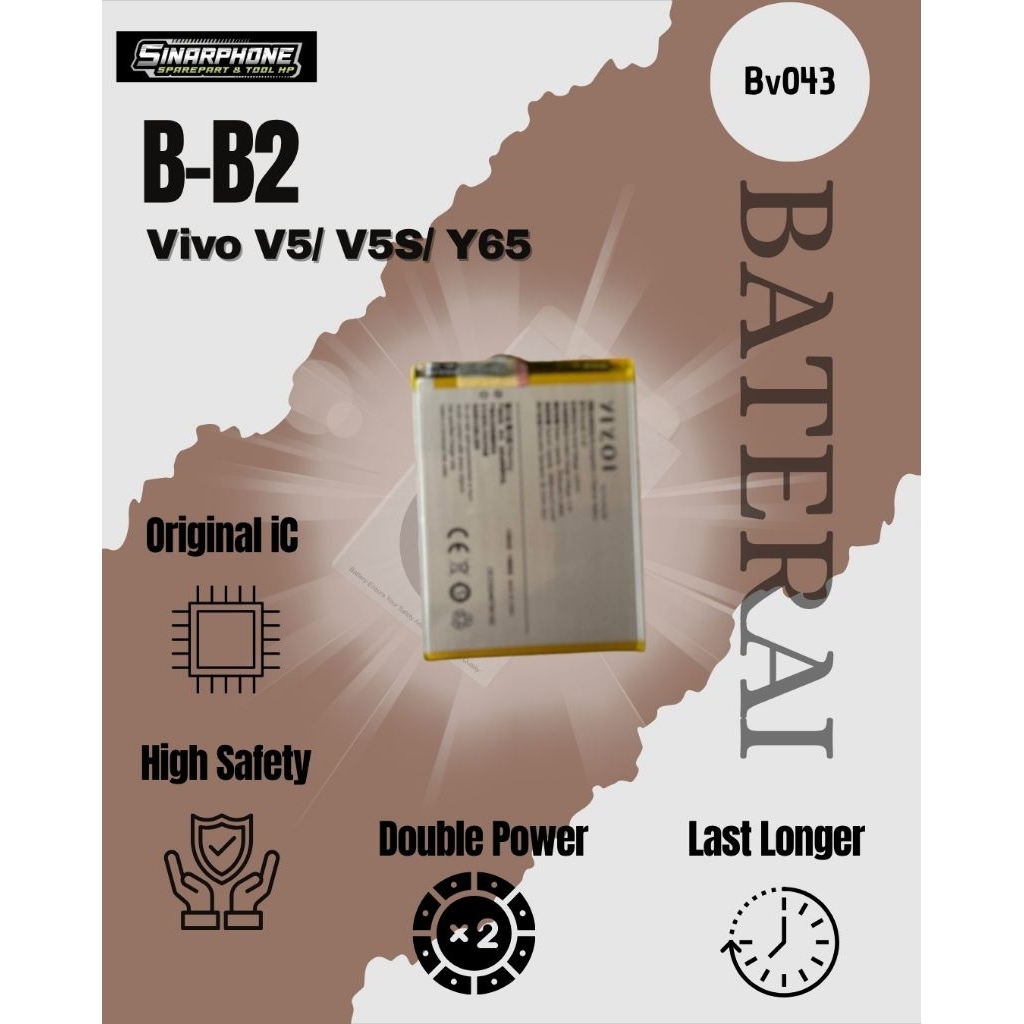 BATERAI B-B2 BATERAI VIVO V5/V5S/VIVO Y65