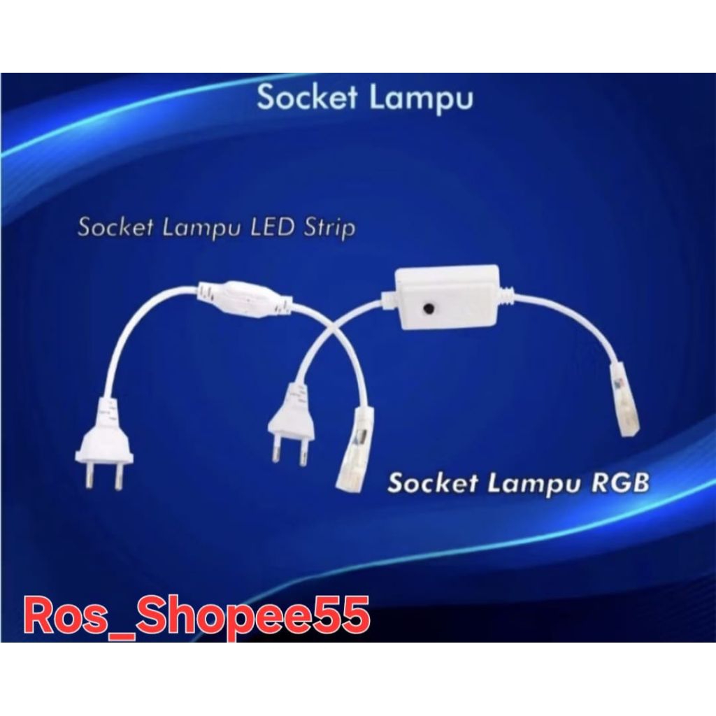Soket lampu LED strip selang LED Neon Flex