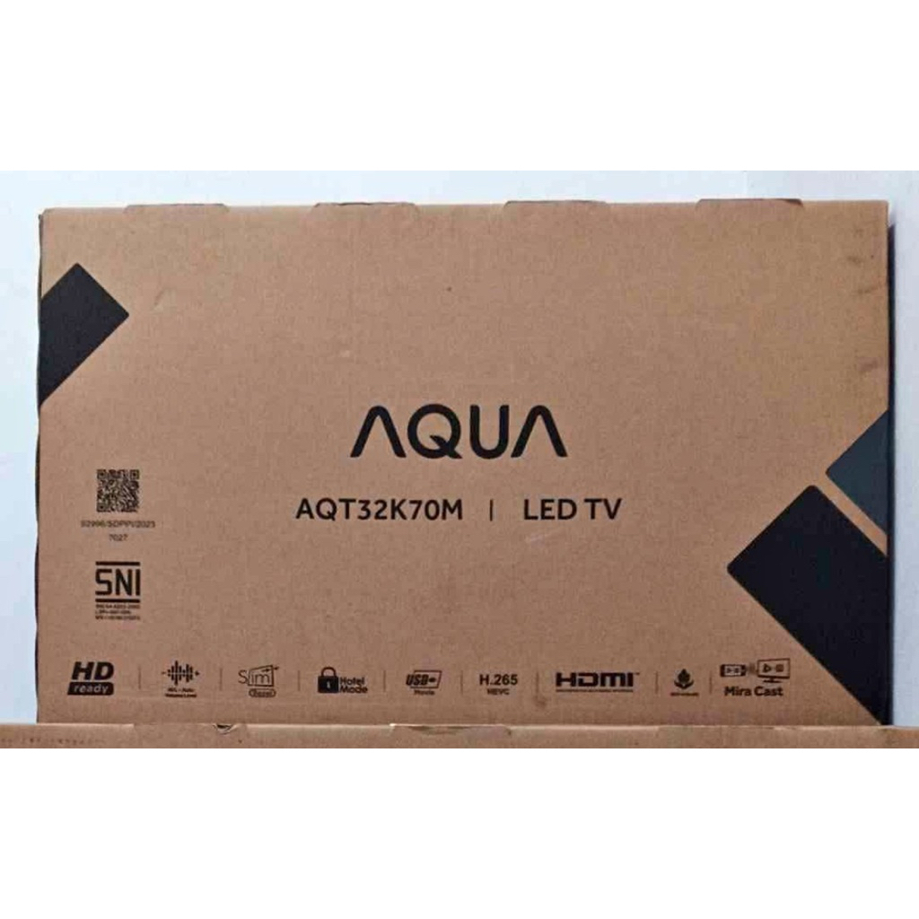 AQUA TV LED DIGITAL 32" AQT32K70M - TV DIGITAL AQUA 32 INCH - LED AQUA DIGITAL TV 32 INCH - TV MURAH