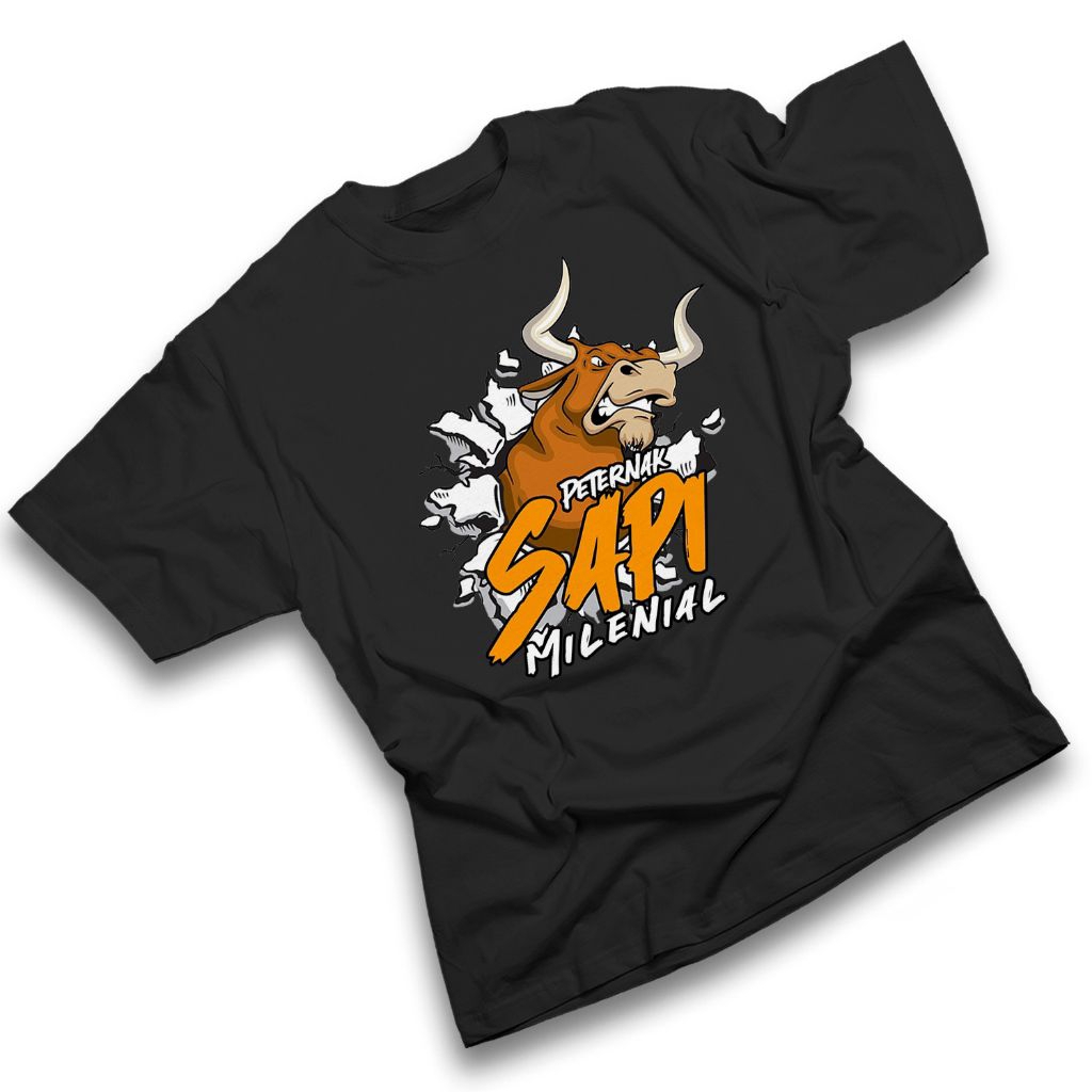 KAOS DISTRO PETERNAK SAPI MILENIAL