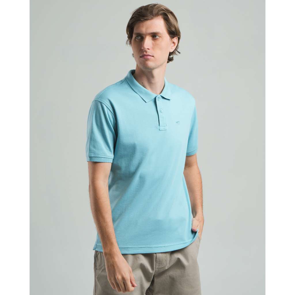 camel active Men Basic Interlock Polo Shirt Design