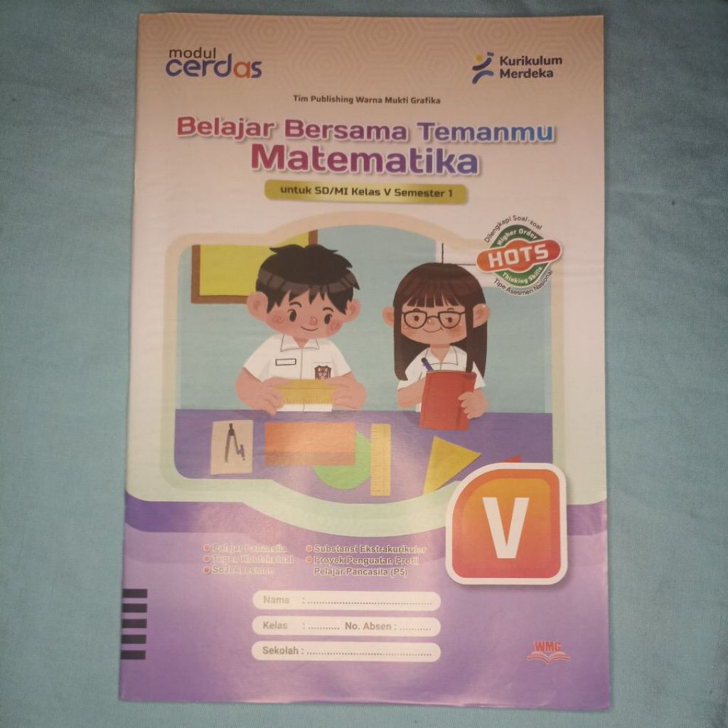 LKS CERDAS Matematika Kelas 5, semester 1, Kurikulum Merdeka