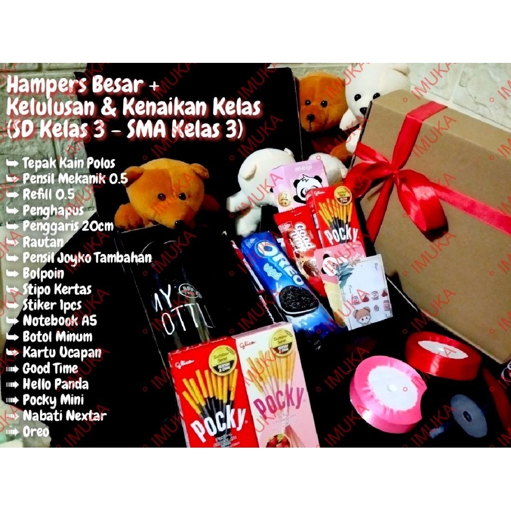 

Hampers Besar+ 2 Kelulusan & Kenaikan Kelas (SD Kelas 3 - SMA Kelas 3)