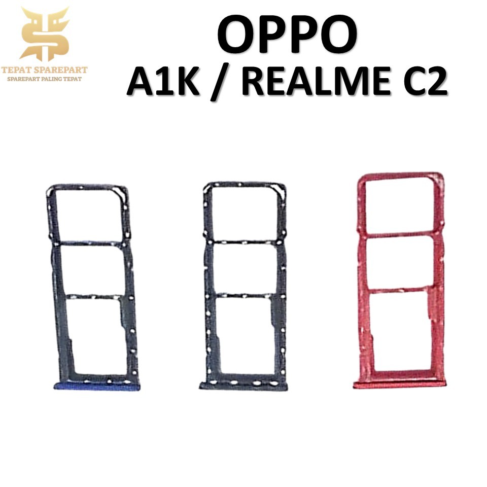 SIMLOCK OPPO A1K/  REAME C2 TEMPAT SLOT KARTU / SIMCARD KARTU