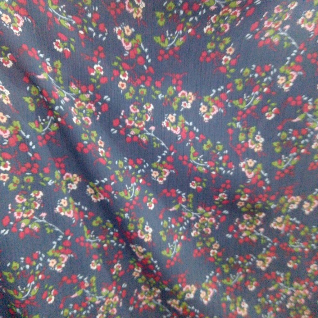 Kain Sifon Yoryu Motif Bunga – Halus & Elegan, Blouse,Gamis,Tunik lq