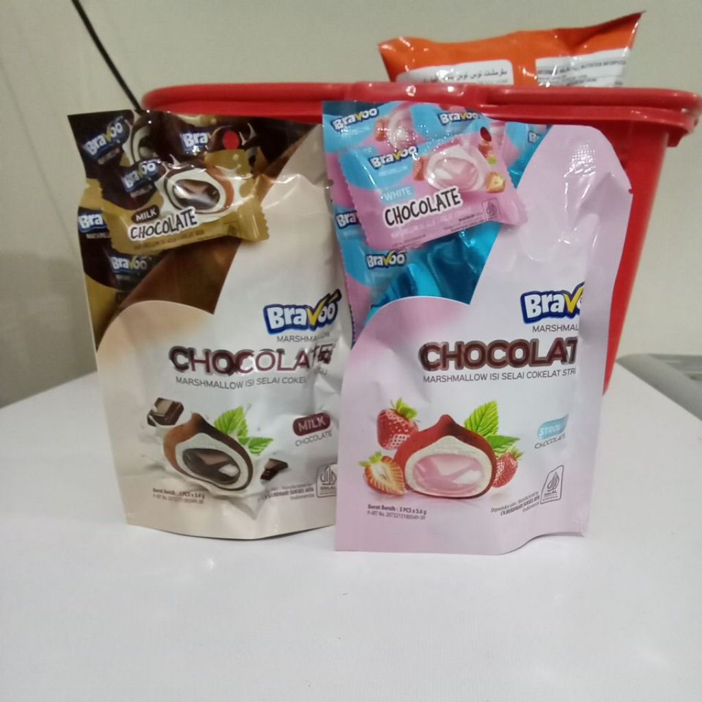 

bravoo marsmalow chocolate selai 5 pcs ×3,6g