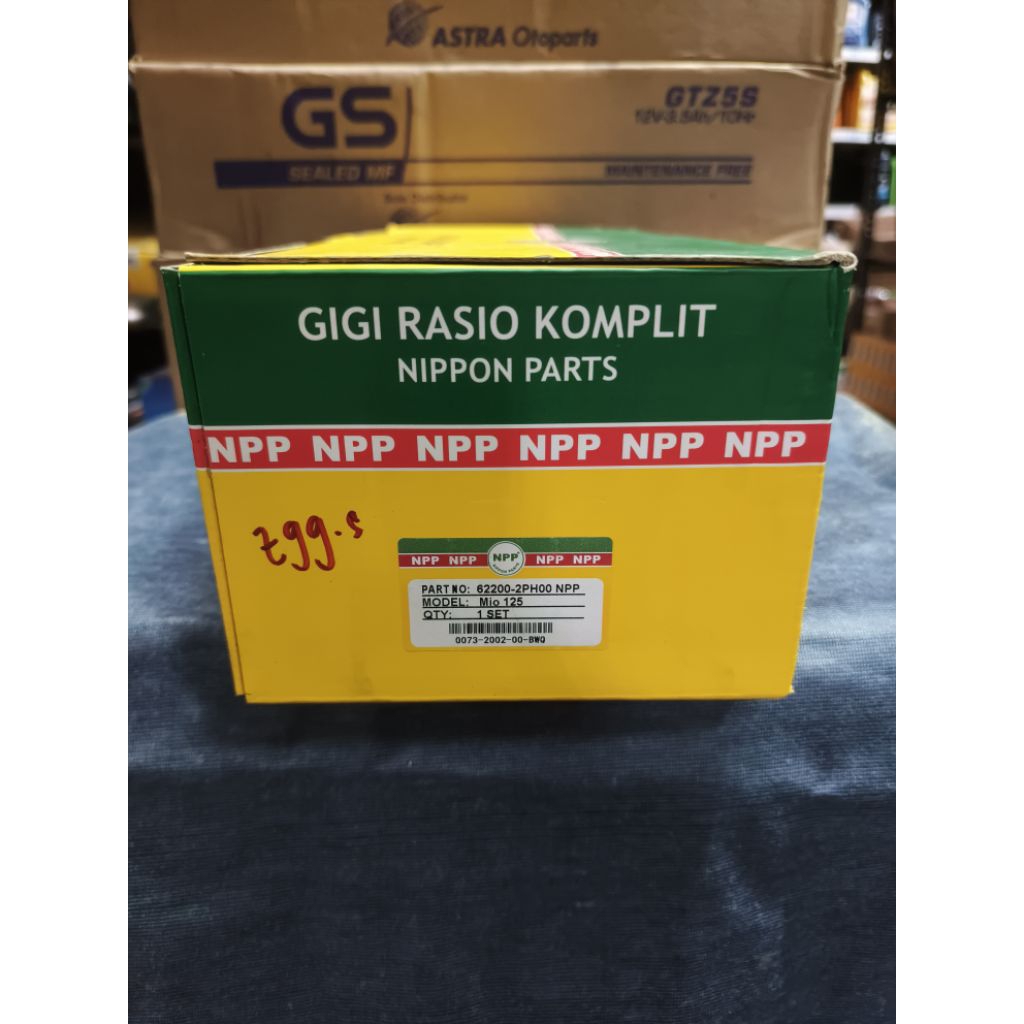 gigi rasio assy mio m3 mio gt125 mio soul gt 125 2ph npp
