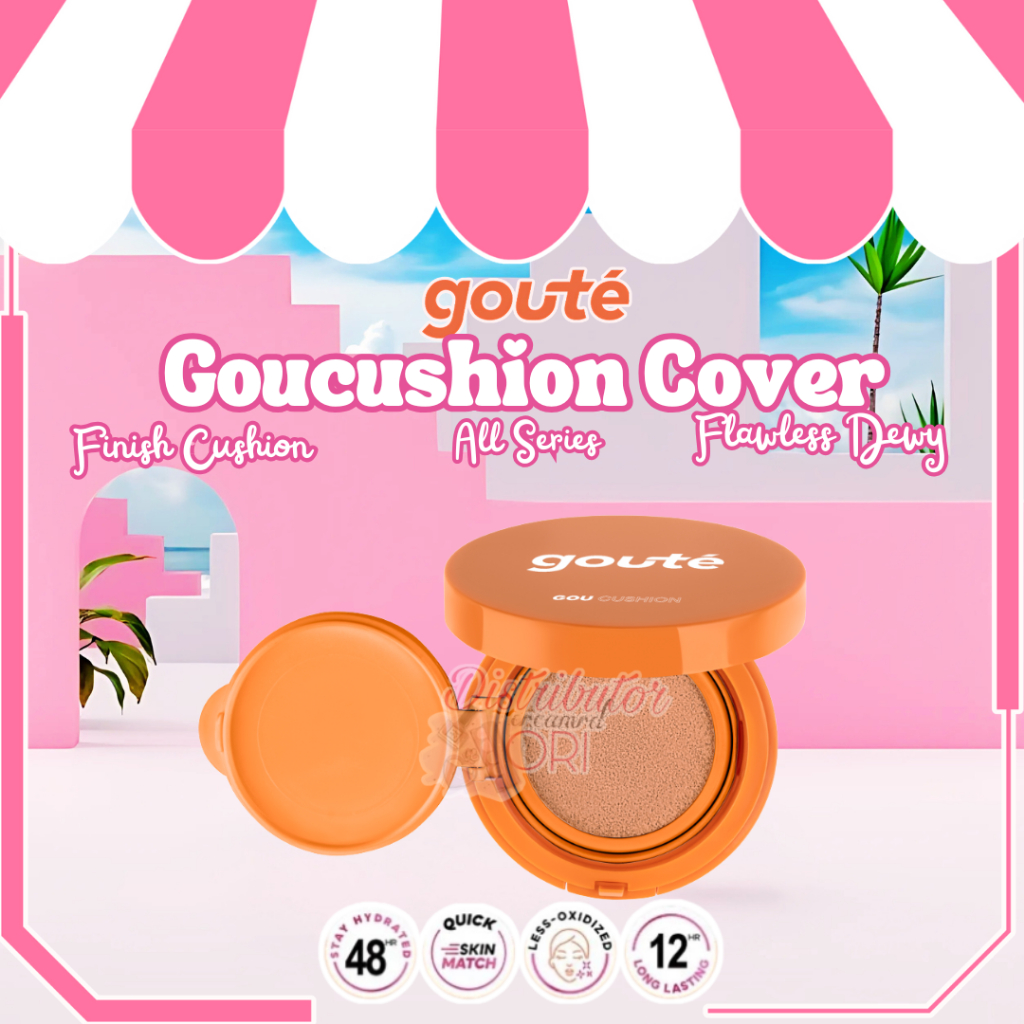 gouté Goucushion - Dewy Finish Cushion with Glowing Look - Long-lasting up to 12H │ Stay Hydrated up
