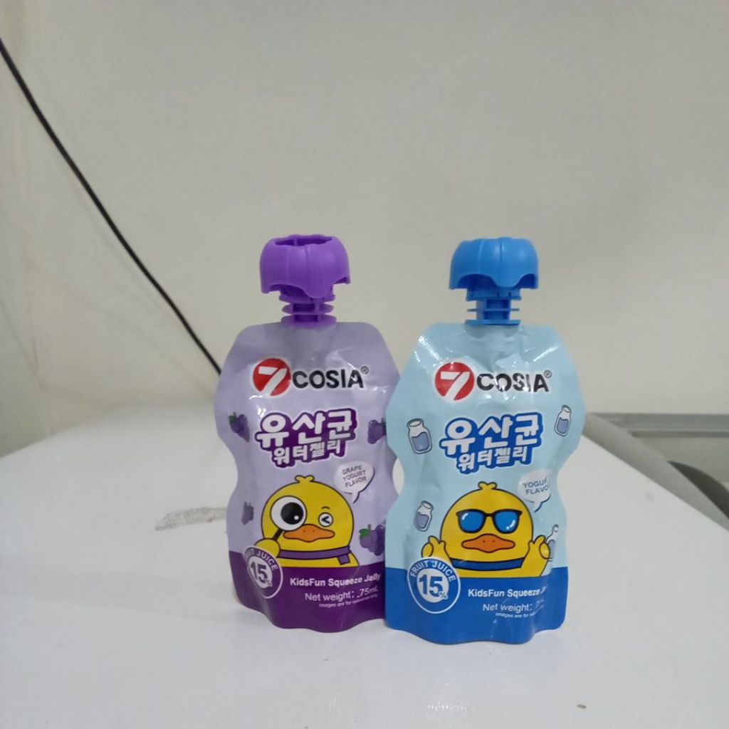 

7cosia fruit juice squeeze jelly 75ml