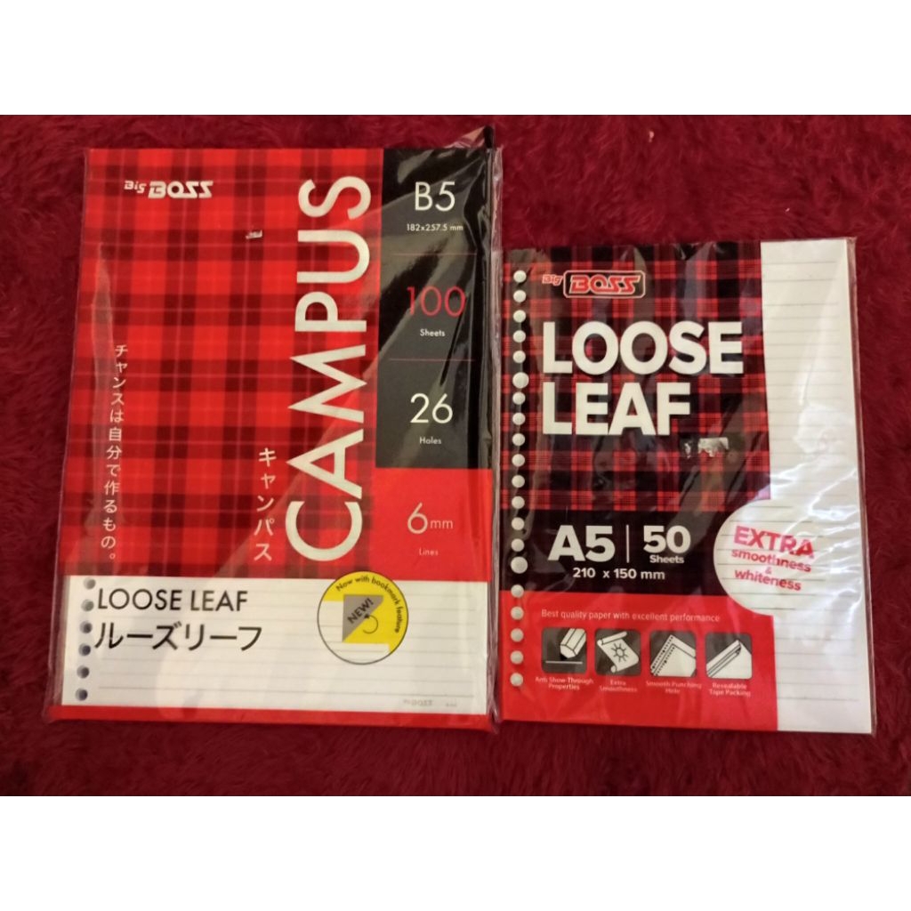 

Isi Kertas Binder/ Loose Leaf/ Binder Big Boss/ Isi Kertas File