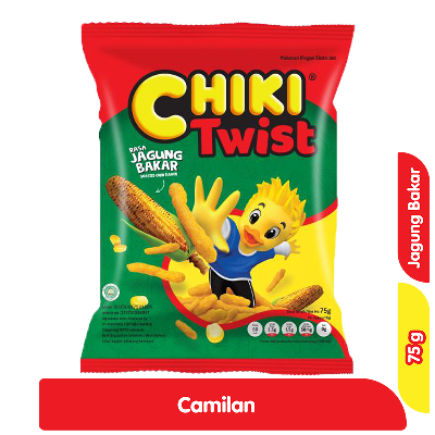 

Chiki Twist Jagung Bakar Jumbo Chiki Twist Makanan Ringan Jagung Bakar 75 g