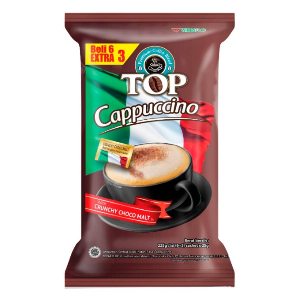 

TOP Coffee Instant Cappuccino 6+3 x 25g