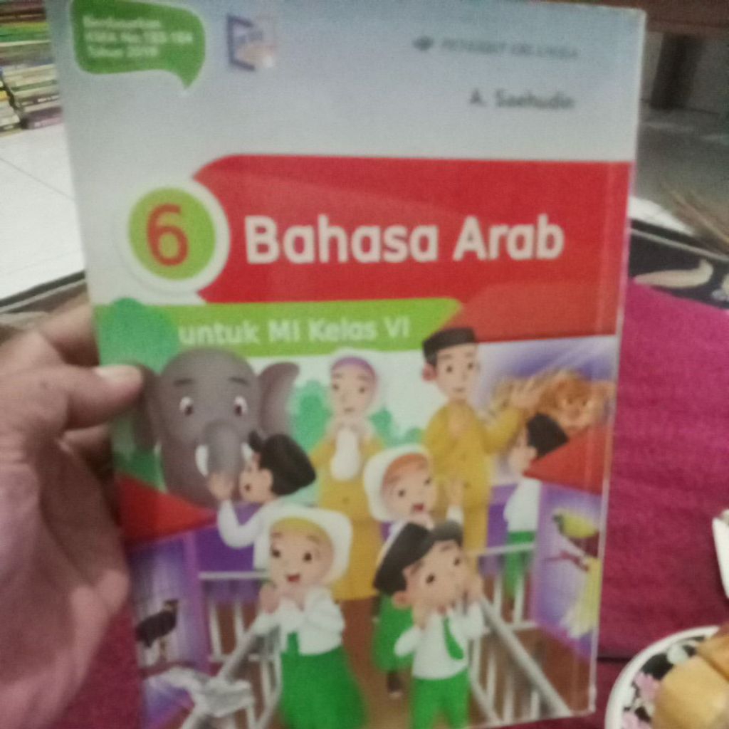 buku bahasa Arab kelas 6 Mi/SD by Erlangga