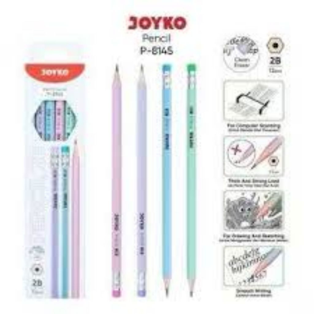 

Pensil Pencil Joyko P-8145 2B ( 1lusin / 12pcs )