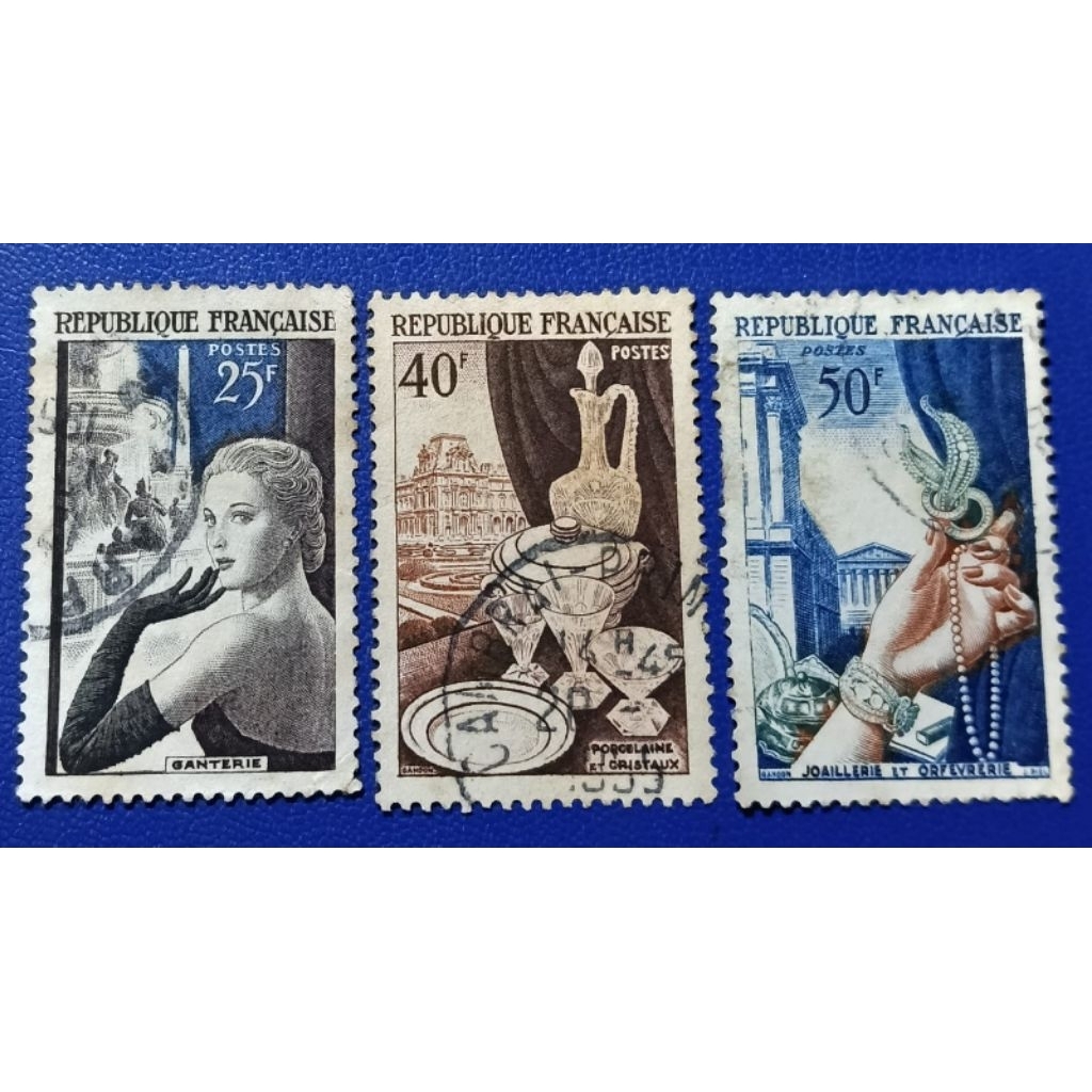 

Prangko Lawas LN Francaise 3 Keping