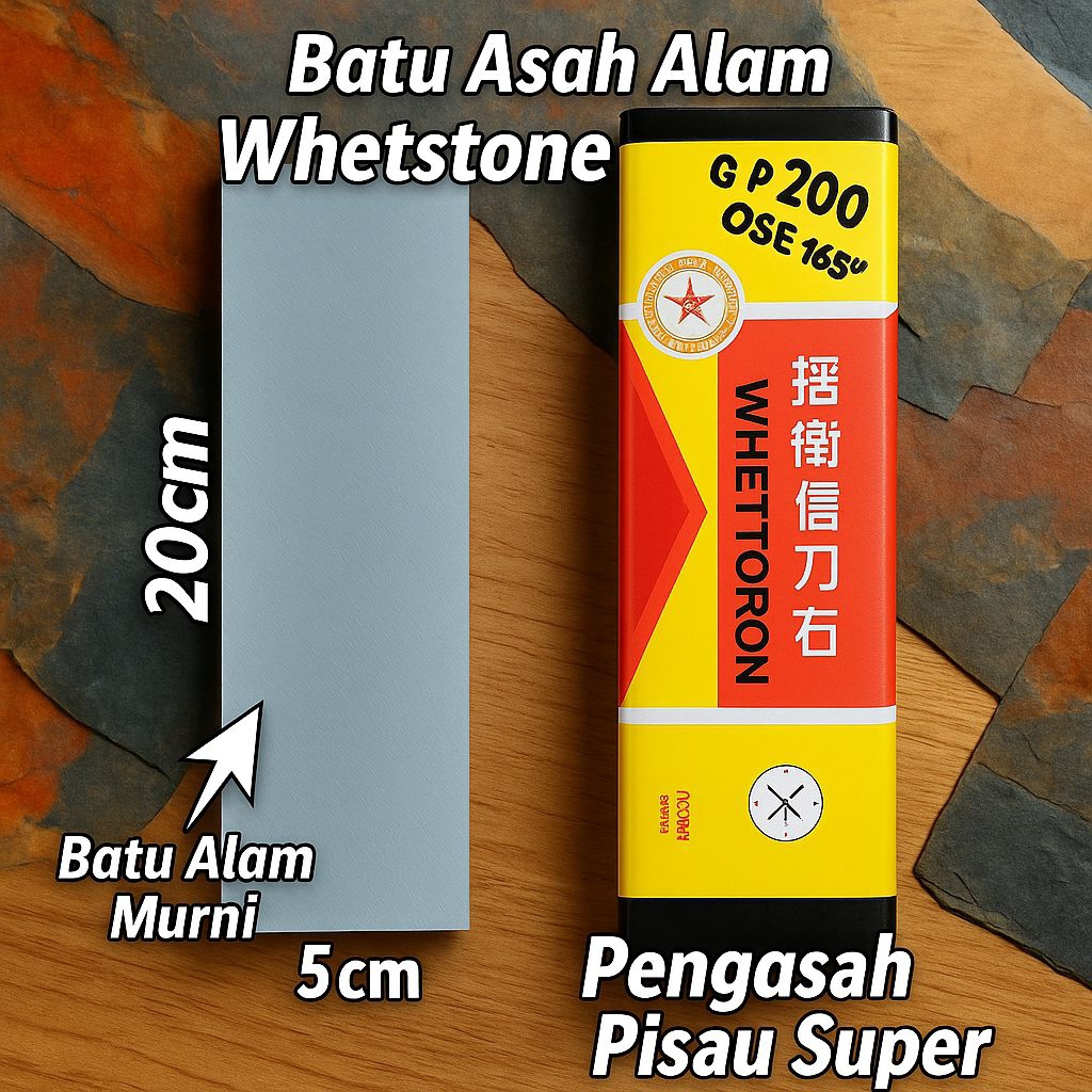WHETSTONE BATU ASAH ALAM Asahan Pisau Alat Pengasah Original Batu Murni
