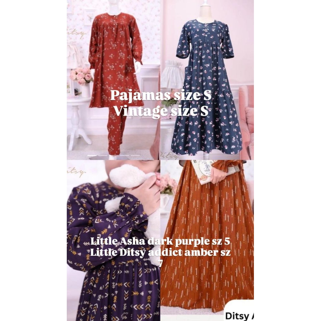 LITTLE DITSY ❗ PAJAMAS DITSY ❗ DITSY VINTAGE