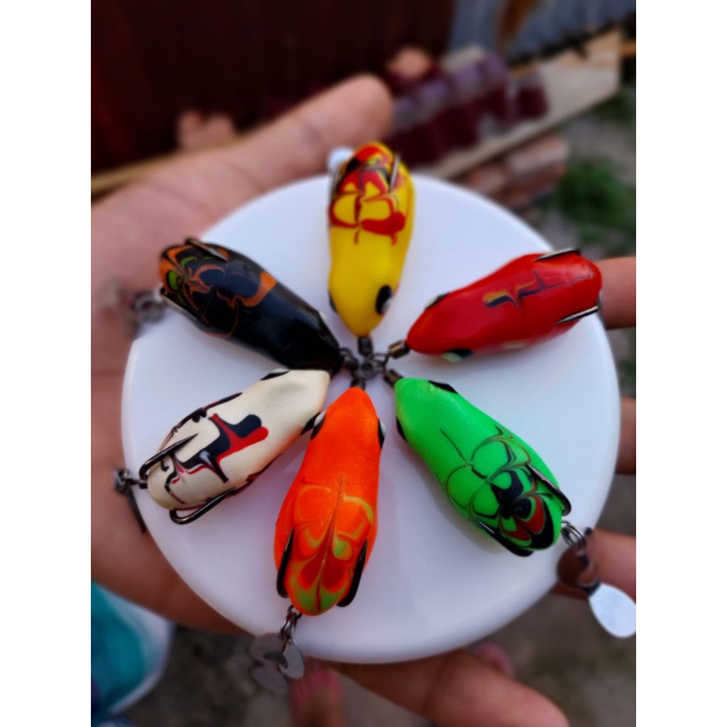 SOFTROG umpan casting konceklure  // umpan casting toman gabus