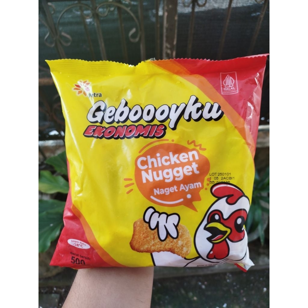 

Geboooyku Chicken Nugget Kemasan 500gram