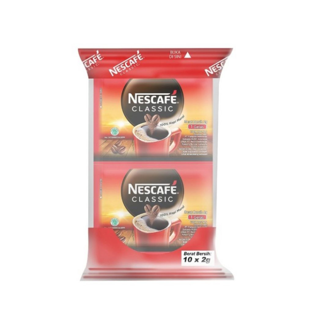 

Nescafe Classic Kopi Instan 10 x 2 gr