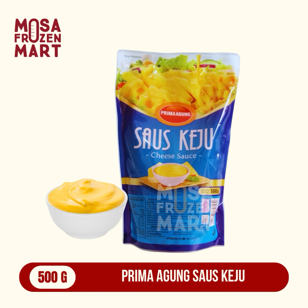 

Prima Agung Saus Keju 500 Gr | Cheese Sauce