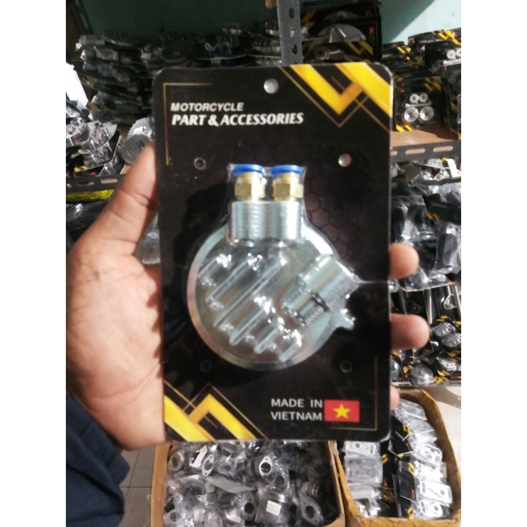 Cover Sentrik Kecil Cover Tutup Timing CNC Motor Grand Prima Supra Lama modif Selang Hawa Dan Temper