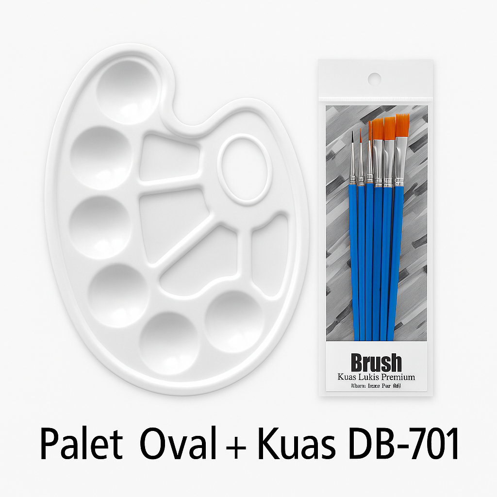 

Jiwa Seni - Palet dan Kuas Lukis DANTE Brush Cat Acrylic
