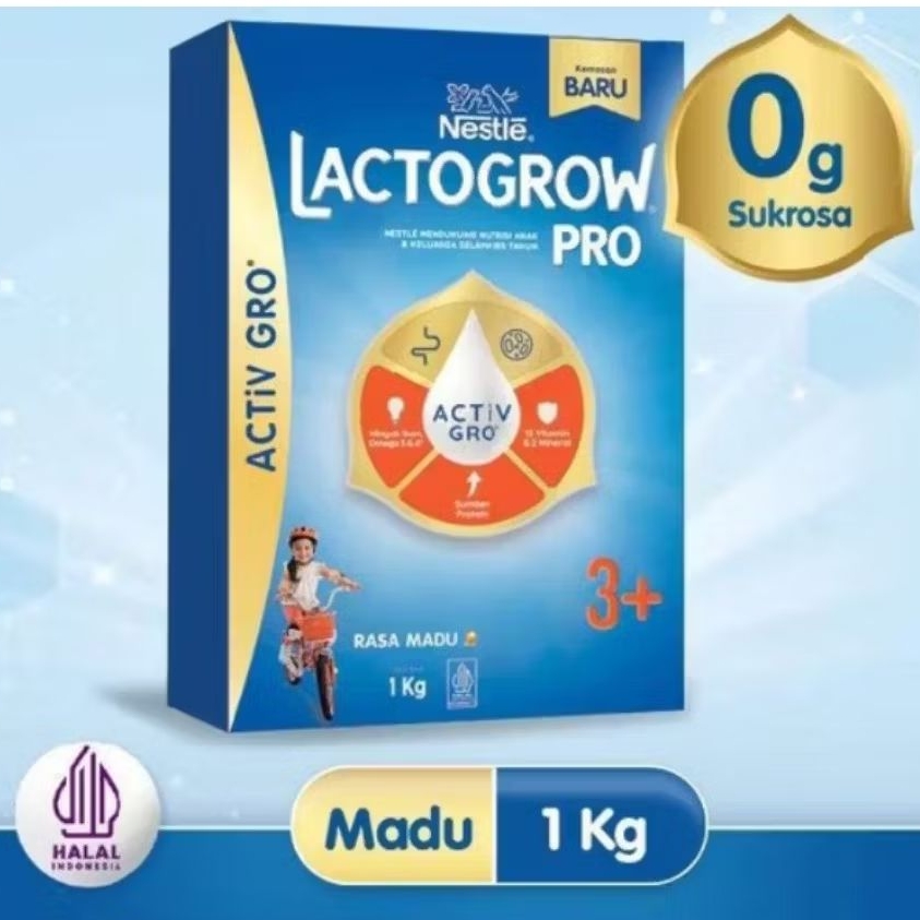 

Lactogrow pro 3+ madu/vanila 1kg